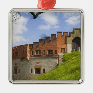 Wawel-Schloss, Krakau, Polen Silbernes Ornament