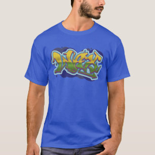 Wax Bekleidung Alte Schule Hip Hop Graffiti T - Sh T-Shirt