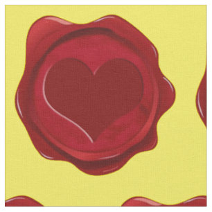 WAX SIEGEL HEART + Ihr Hintergrund & Ihre Ideen Stoff