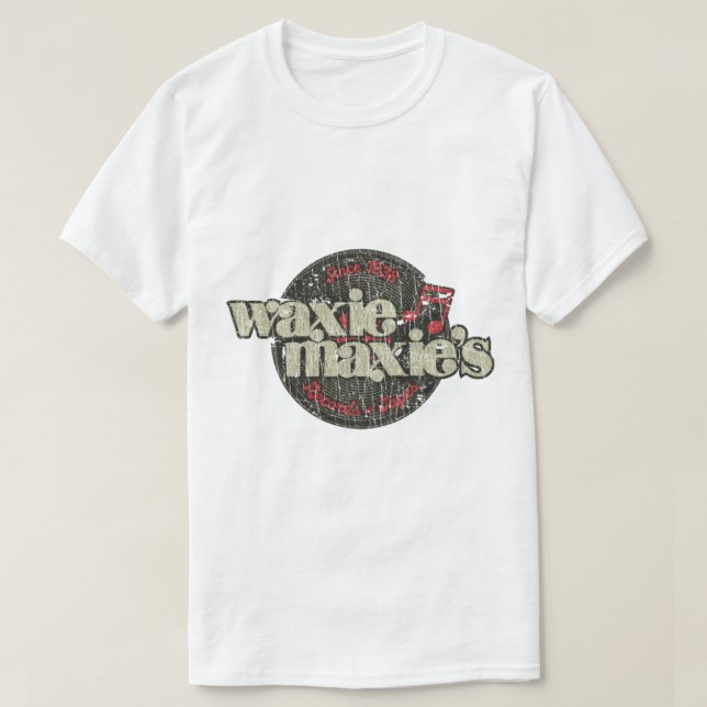 Waxie Maxie's Platten & amp; Bänder 1938 T-Shirt (Design vorne)