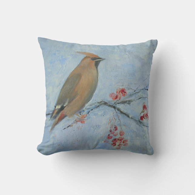 Waxwing Kissen (Vorderseite)