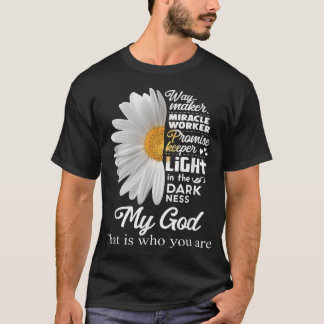 Way Maker Miracle Worker Promise Keeper Light Jesu T-Shirt