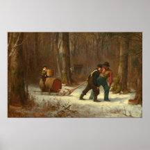 Way to Camp - Eastman Johnson Fine Art Poster