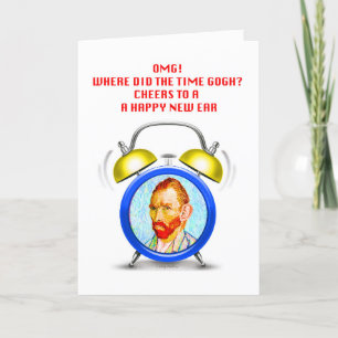 Way to Gogh New Year's Greeting Card Feiertagskarte