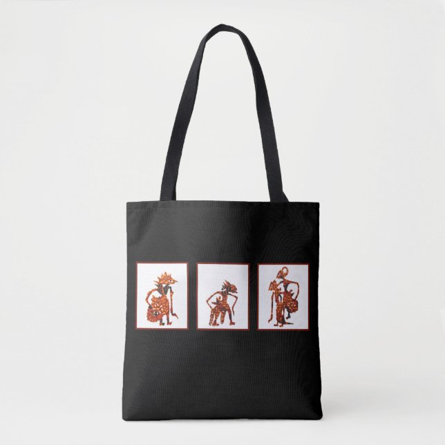 Wayang in Batik Tasche (Vorderseite)