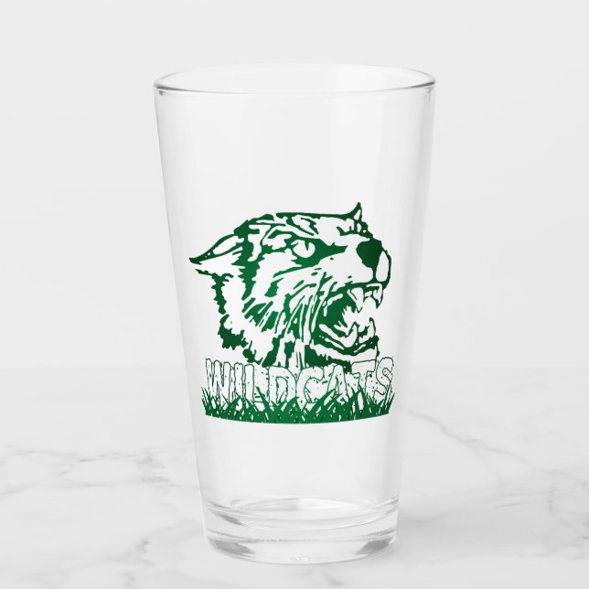 Wayland Gewerkschaft Wildcats #4 Glas (Vorderseite)