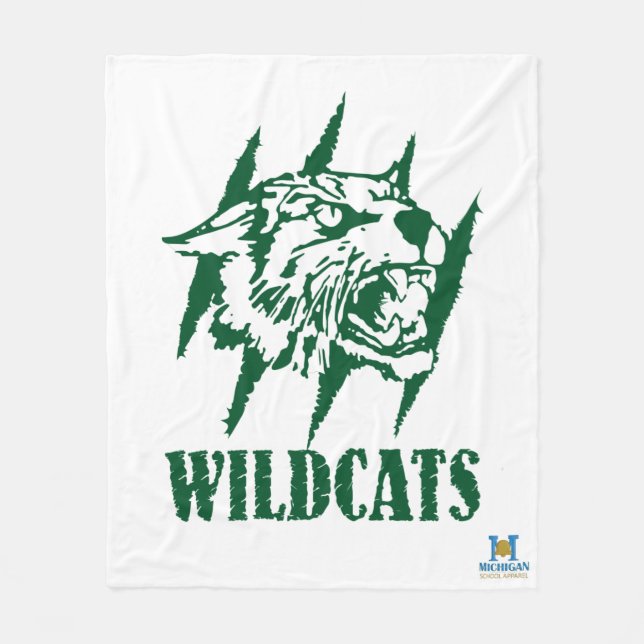 Wayland Gewerkschaft Wildcats #9 Fleecedecke (Vorderseite)
