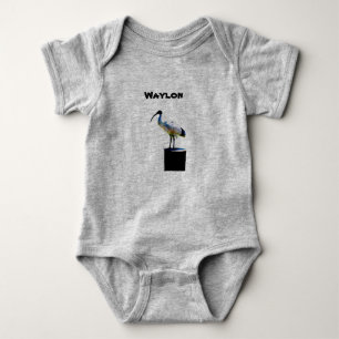 Waylon Name mit Bin Chicken, Baby Bodysuit Baby Strampler