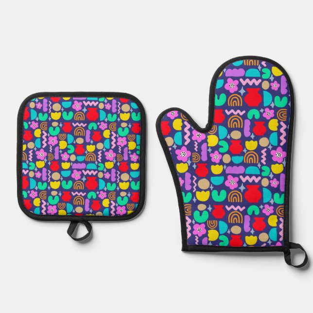 Waymaker Bio Oven Mitt Ofenhandschuh & Topflappen-Set (Vorderseite)