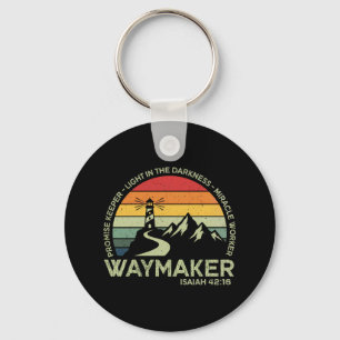 Waymaker Christliche Typografie Inspirierende Bibe Schlüsselanhänger