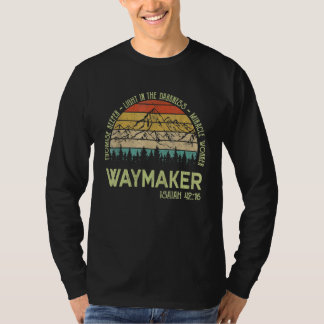 Waymaker Miracle Worker Promise Keeper  Christian T-Shirt