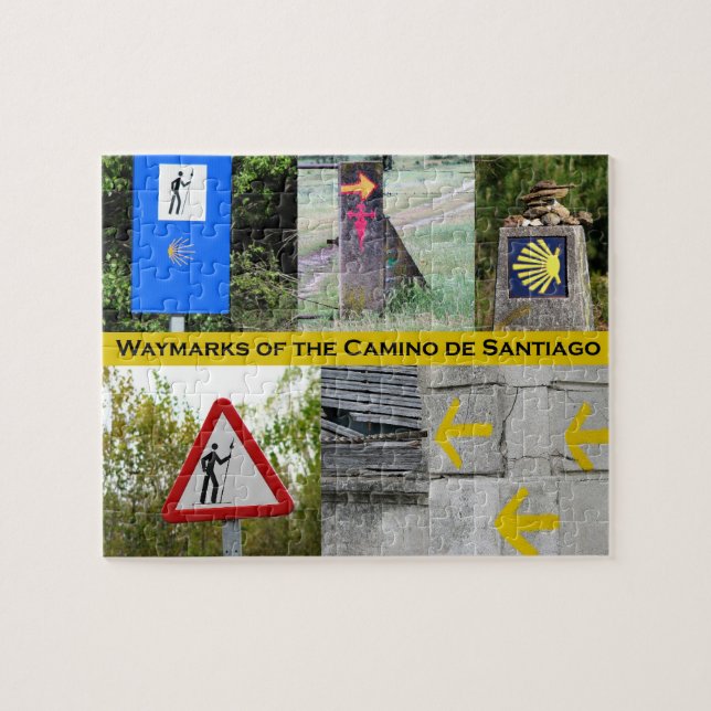 Waymarks des Camino Puzzlespiels (Horizontal)