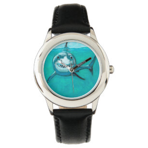 "Wayne" der Weiße Hai Armbanduhr
