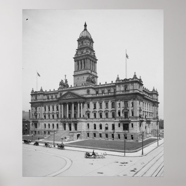 Wayne Landkreis Courthouse Poster (Vorne)