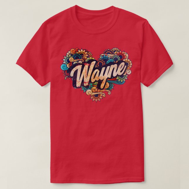 Wayne nickname T-Shirt (Design vorne)