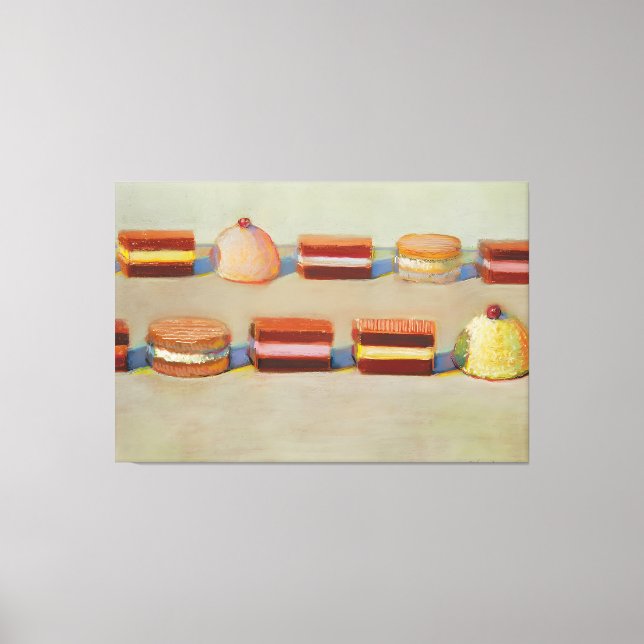 Wayne Thiebaud Kunst Leinwanddruck (Vorderseite)