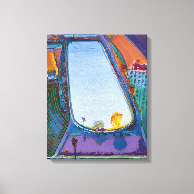 Wayne Thiebaud Kunststil Leinwanddruck (Vorderseite)