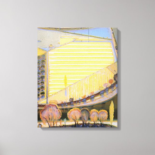 Wayne Thiebaud Kunststil Leinwanddruck (Vorderseite)