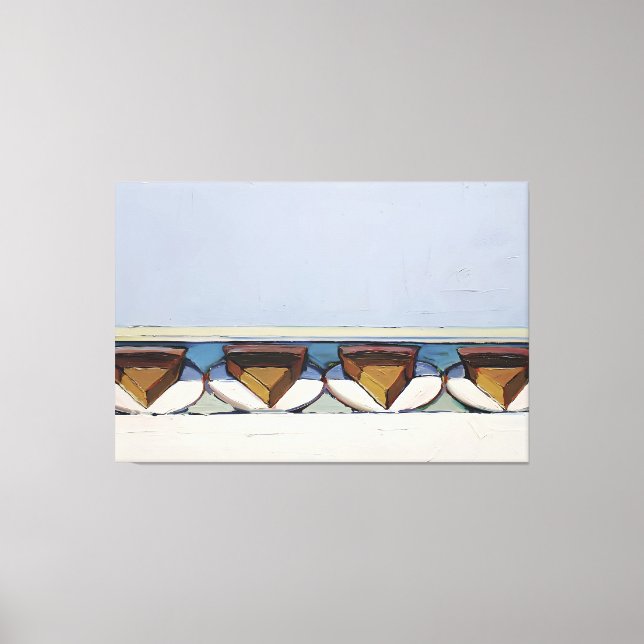 Wayne Thiebaud Kunststil Leinwanddruck (Vorderseite)