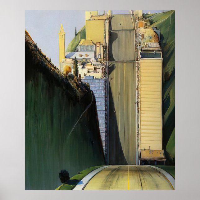 wayne thiebaud - park place 1993 poster (Vorne)