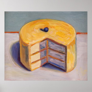 wayne thiebaud - Zitronenkuchen 1964 Poster