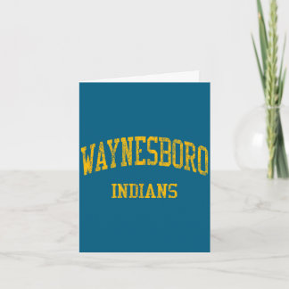 Waynesboro High School Waynesboro PA Vintage Karte