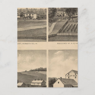 Waynesboro, Landkreis Augusta Postkarte