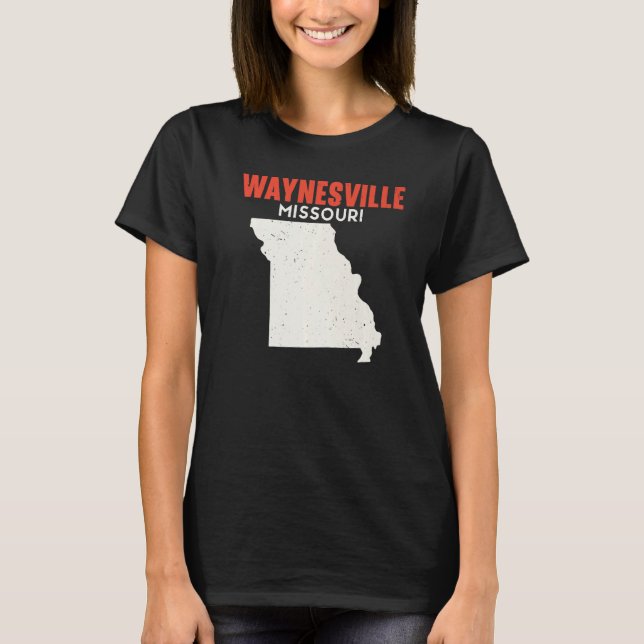 Waynesville Missouri USA Staat America Travel Miss T-Shirt (Vorderseite)