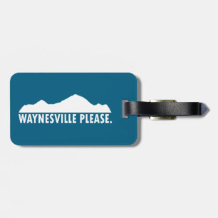 Waynesville North Carolina Bitte Gepäckanhänger