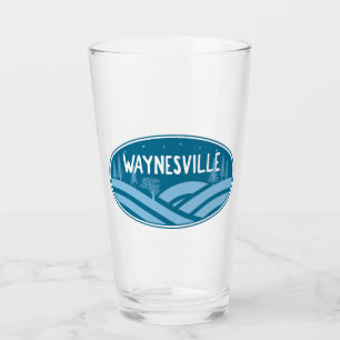 Waynesville North Carolina im Freien Glas