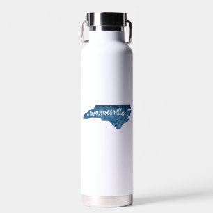 Waynesville North Carolina Wood Grain Trinkflasche