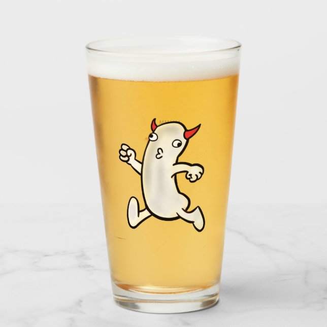 Wayward Weenies Bierglas Glas (Vorne (Gefüllt))