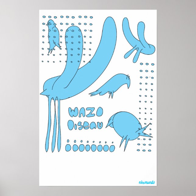 Wazo L'oiseau Poster (Vorne)