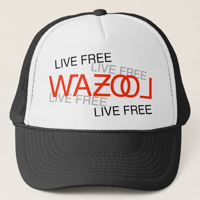 Wazool Hut Truckerkappe (Vorderseite)