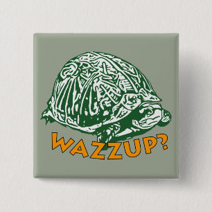 Wazzup - 2 Zoll-Square-Taste Button