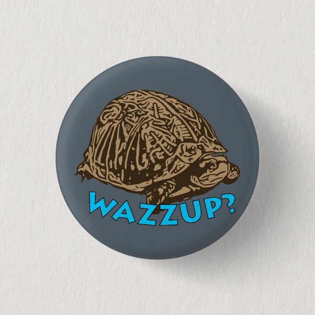 Wazzup - Round Button (Vorderseite)