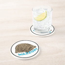 Wazzup - Schildkröte Sandstone Drink Untersetzer