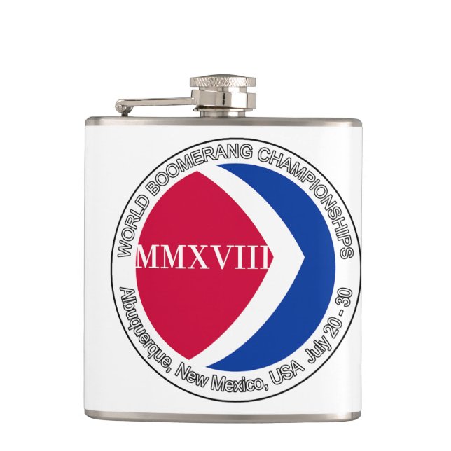 WBC Flasche 2018 Flachmann (Vorderseite)