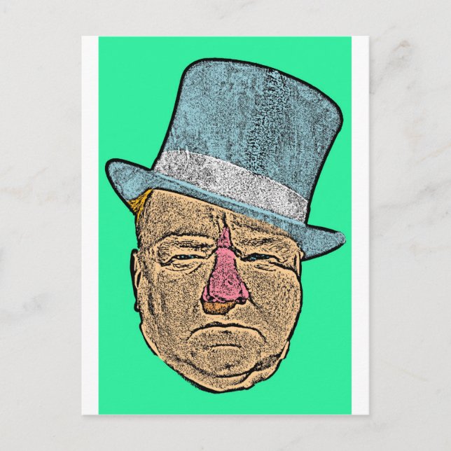 WC-Felder Postkarte (Vorderseite)