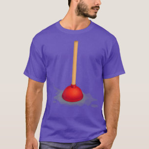 WC Plunger Funny Plumber Bad T-Shirt