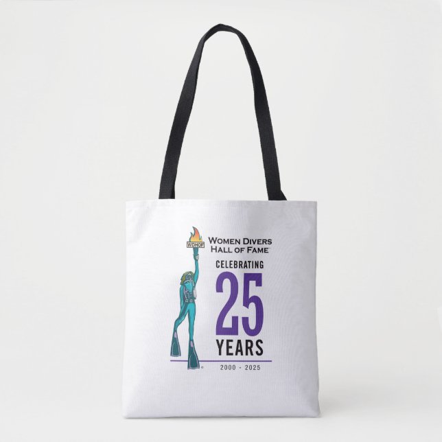 WDHOF Tote Bag 25 Jahre Tasche (Vorderseite)