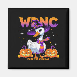 Wdnc Goose We Care Club Halloween Design Magnet