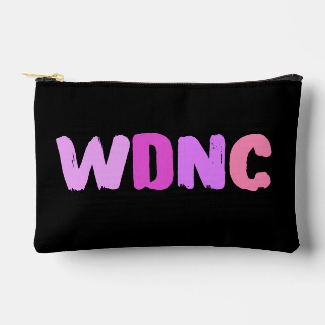WDNC Wir kümmern uns nicht um CLub Zubehörtasche (Vorderseite)