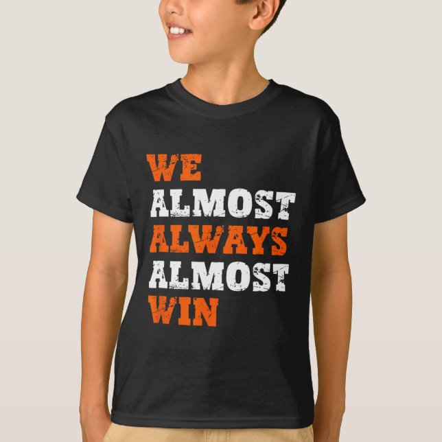 We Almost Always Almost Win Tee Co. Retro Fußball (Vorderseite)