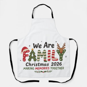 We Are Family Weihnachten 2026 Erinnerungen schaff Schürze