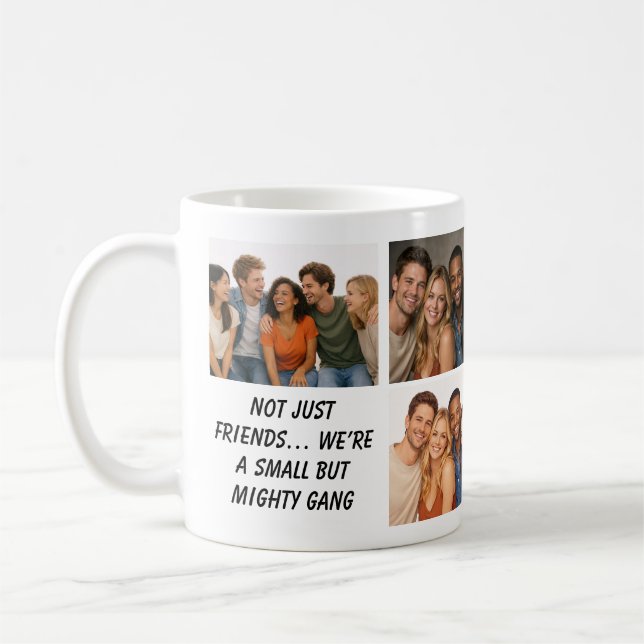 We Are Like a Really Small Gang | Funny Friendship Kaffeetasse (Links)