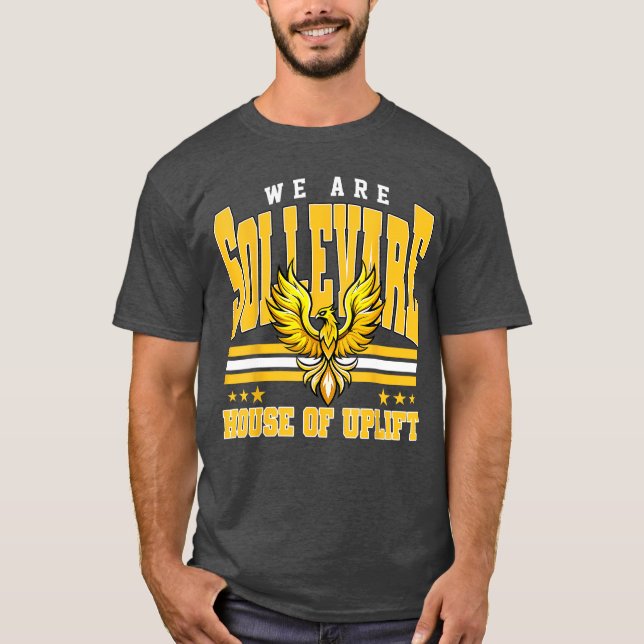 We are Sollevare Retro Mascot School Cheering frie T-Shirt (Vorderseite)
