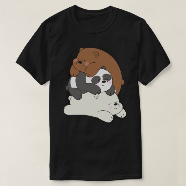 We Bare Bears Classic T - Shirt (Design vorne)
