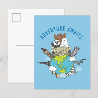 We Bare Bears - Erlebnis wartet Postkarte