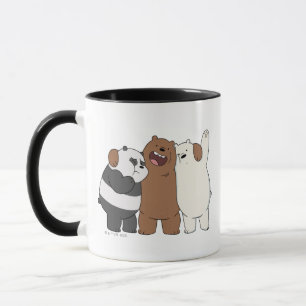 We Bare Bears Group Hug Tasse